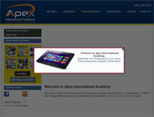 Tablet Screenshot of apexeschool.com